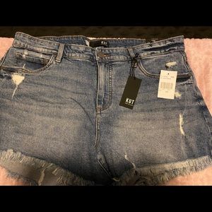 KUT From the Cloth women’s denim cut off shorts
